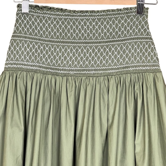 Reformation Haven Skirt in Artichoke Size Small - Picture 5 of 12